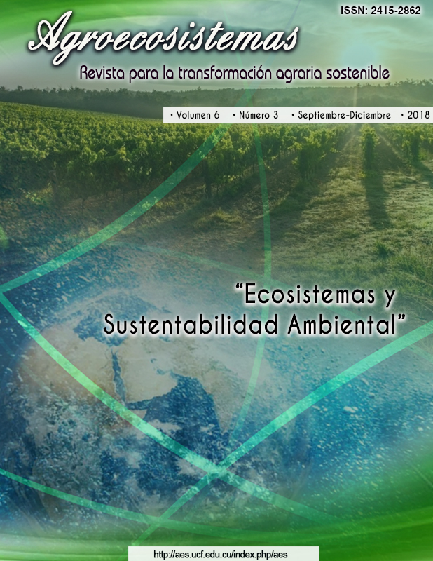					View Vol. 6 No. 3 (2018): Ecosistemas y Sustentabilidad Ambiental (septiembre-diciembre)
				