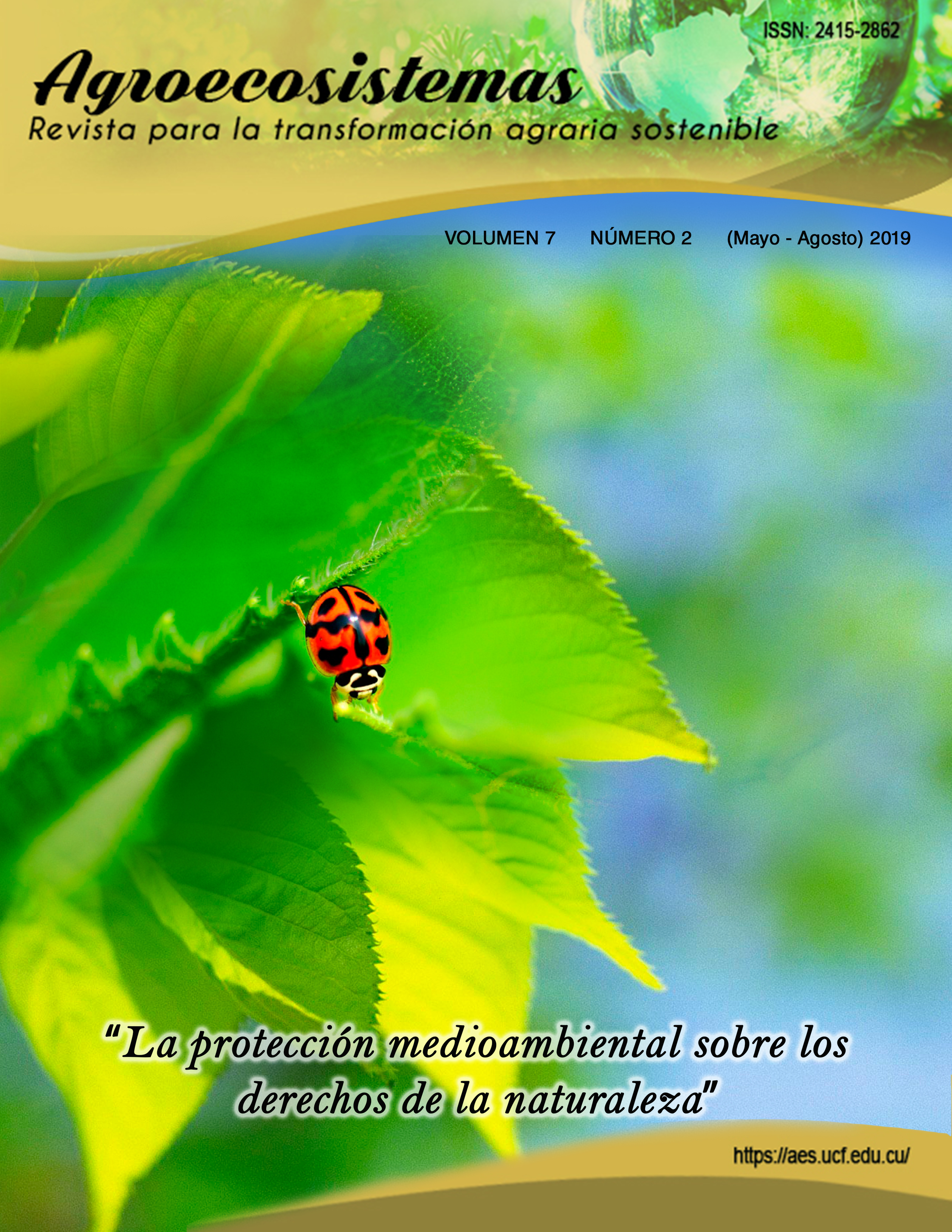 					View Vol. 7 No. 2 (2019): La protección medioambiental sobre los derechos de la naturaleza (Mayo-Agosto)
				