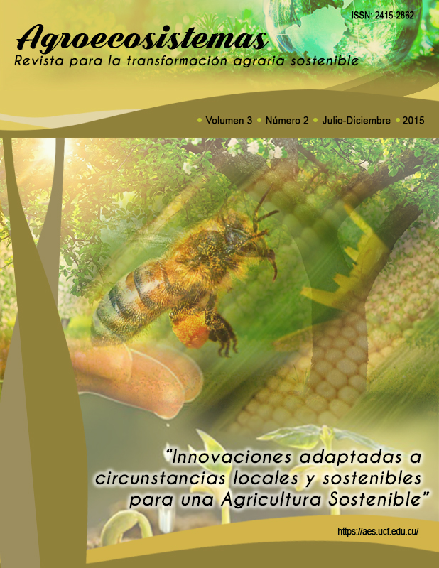 					Ver Vol. 3 Núm. 2 (2015): Innovaciones adaptadas a circunstancias locales y sostenibles para una Agricultura Sostenible
				